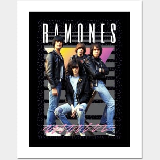 Ramones Retro Style Fan Art Posters and Art